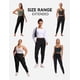 thumbnail image 4 of Pantalones deportivos THE GYM PEOPLE para mujer, con forma cónica, color negro, 4 of 6
