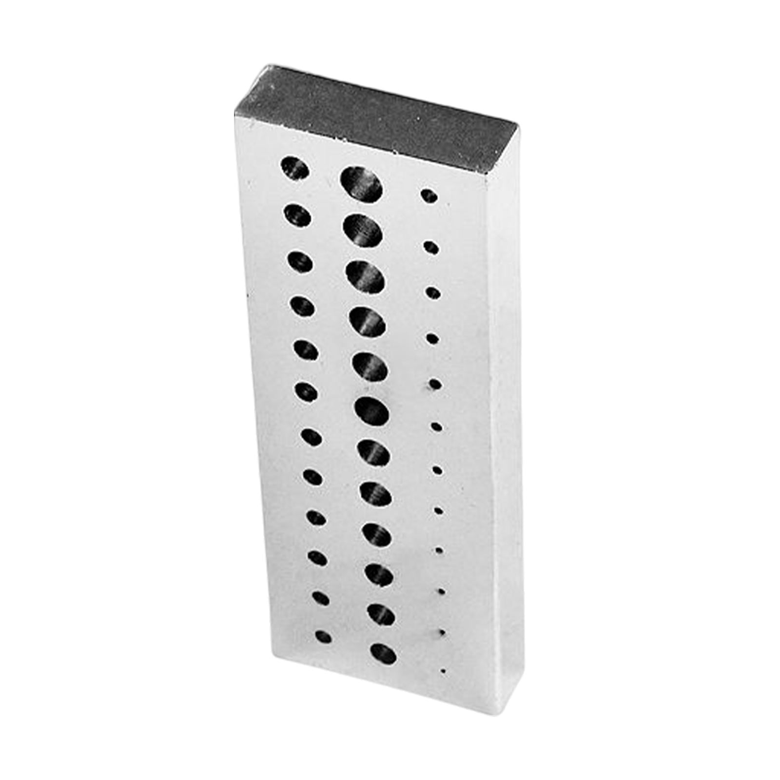 Ioensy - Herramienta De Relojero, Reparación De Relojes, Placa De Acero Profesional Resistente Al Agua De 36 Agujeros