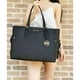 thumbnail image 3 of Cartera Michael Kors Gilly Large Jet Set Drawstring Top Zip Tote Black Saffiano Cuero, 3 of 3