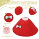 thumbnail image 3 of Collares para Aves Uxcell, Collar Cónico Protector de Recuperación, Conos Ajustables Suaves Anti-Mordeduras para el Cuello de Plumas (Rojo, L, 3 Piezas), 3 of 7