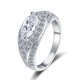 thumbnail image 1 of Anillo de Moissanita Anillo de Compromiso Marquesa para Mujer 1 Uds Color D Claridad VVS1 Anillos de Moissanita de Plata Esterlina 925 para Mujer Talla 5-9, 1 of 9