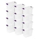 thumbnail image 1 of Caja de almacenamiento Sterilite ClearView Latch 27 Qt, paquete de 12 unidades, 1 of 8