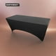 thumbnail image 3 of Mantel Forro Cobertor Elástico Para Mesa 240cm Negro Tamaño Único, 3 of 4