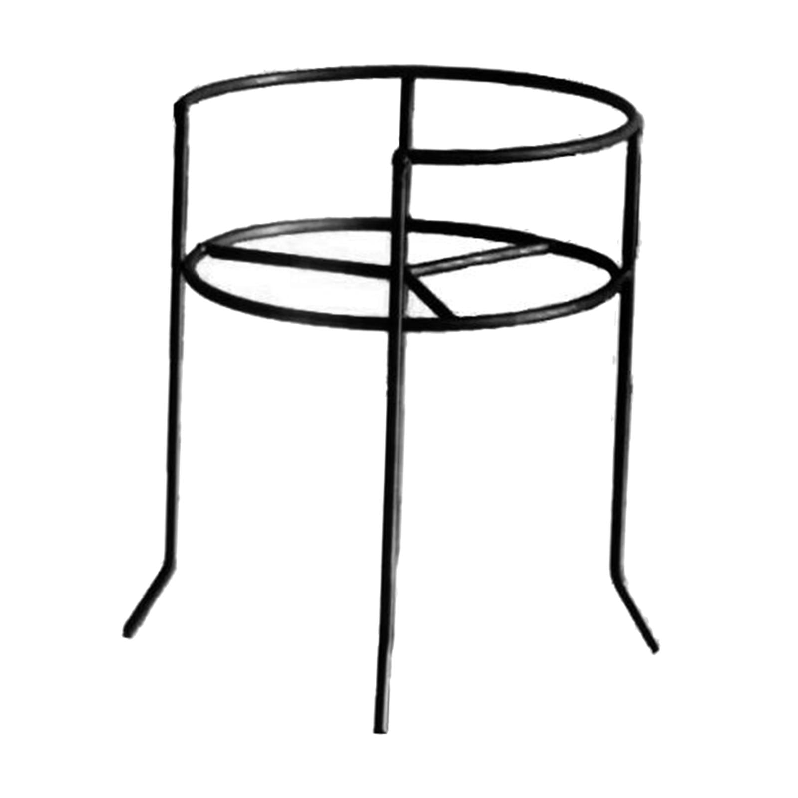Bothyi - Soporte Para Tarros De Cristal, Soporte Para Dispensador De Bebidas, Soporte Para Maceta, Color Negro