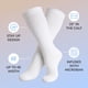 thumbnail image 4 of Calcetines Extra Anchos Talla Grande Blanco 3 Unidades – Hecho en EE. UU., 4 of 7