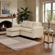 thumbnail image 1 of Seccional Emanuel Cuero Sintetico Pu Beige, 1 of 6