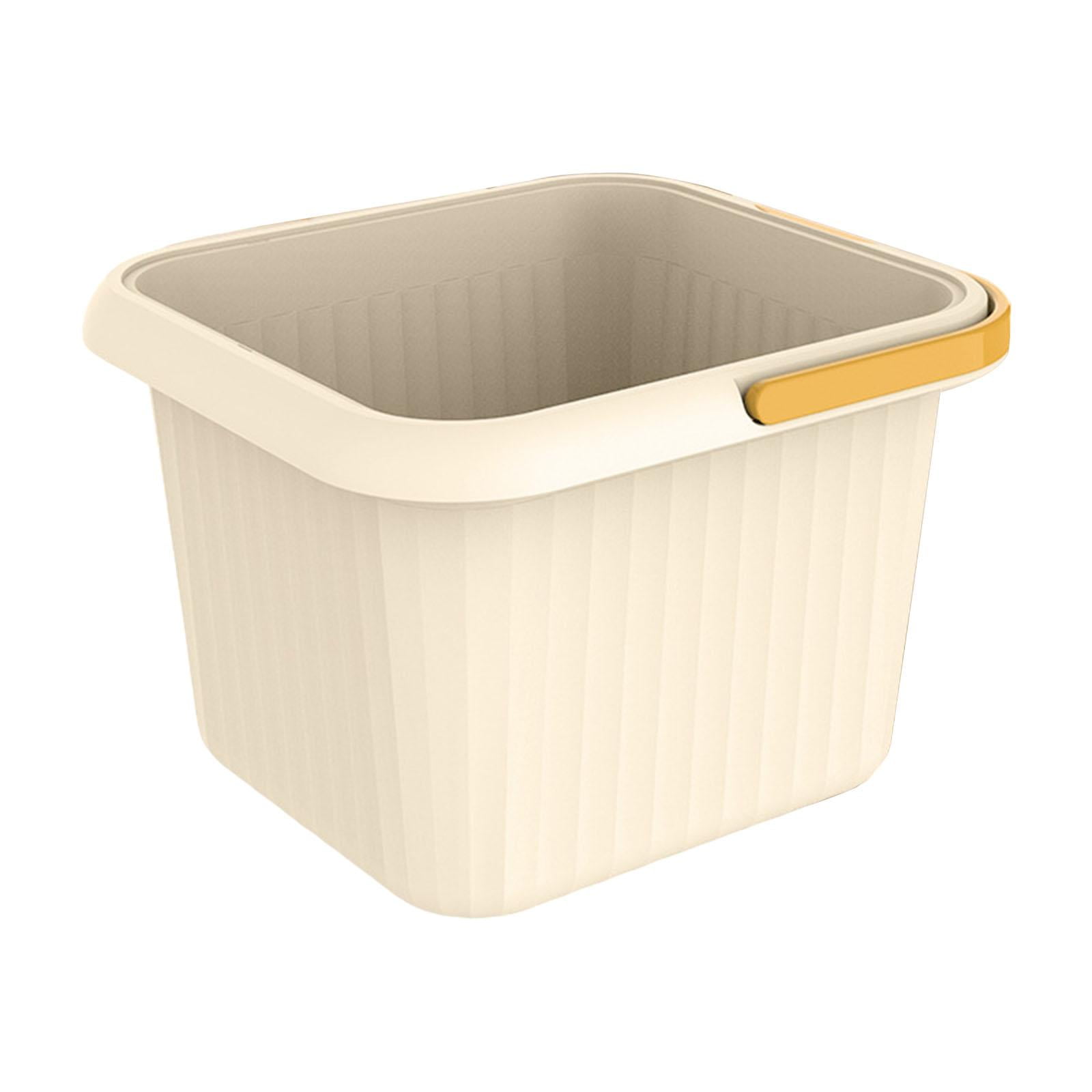 Ioensy - Lavabo De Baño Para Remojo De Pies, Spa Para Pies Para El Hogar, Spa Relajante Para El Hogar, Pedicura Resistente, Cuadrado