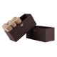thumbnail image 4 of Cestas plegables de tela Winsome Torino Chocolate, 2 piezas, 4 of 4