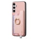 thumbnail image 4 of Funda Magnética para Samsung Galaxy S25 con Billetera y Anillo, Protector Resistente Rosa, 4 of 5