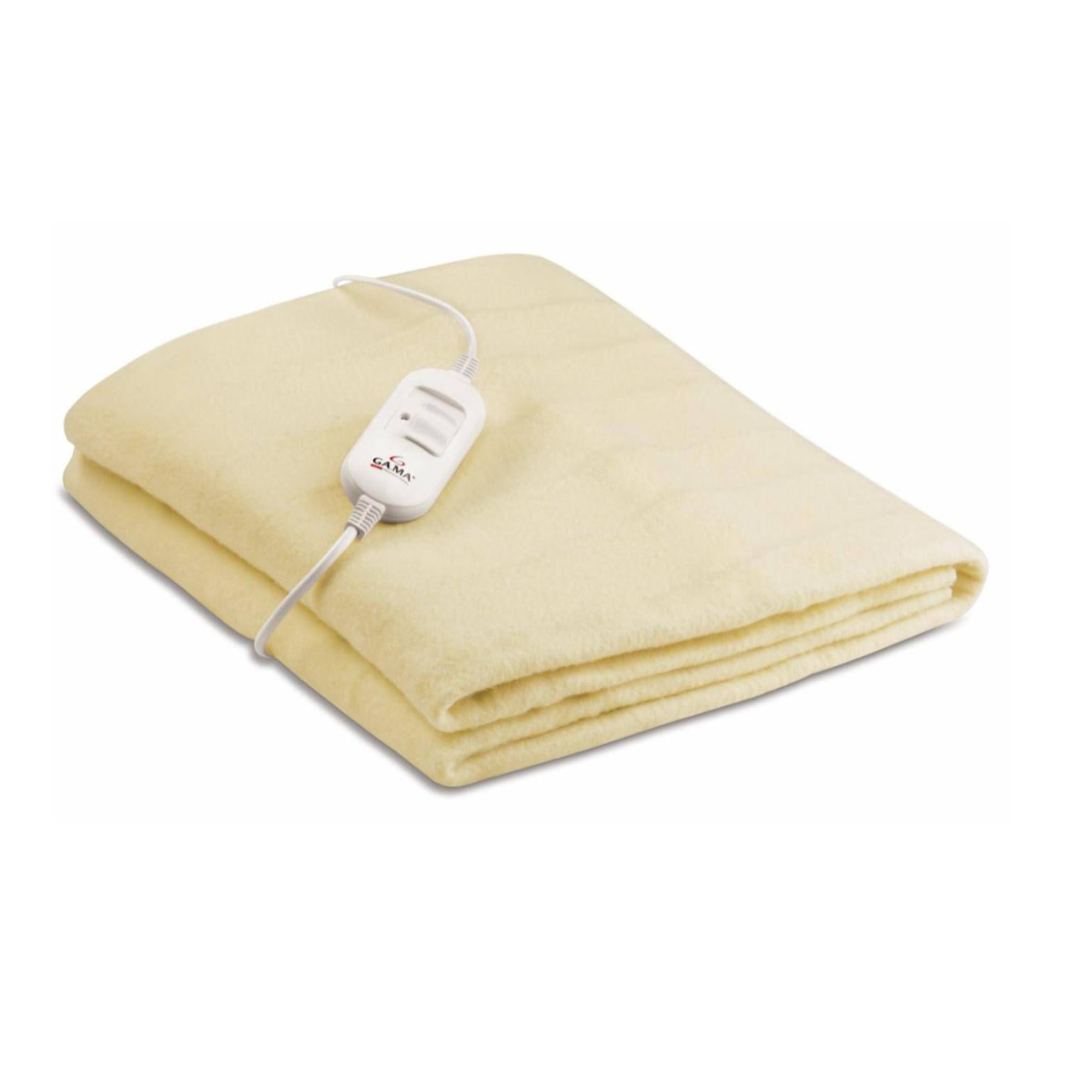 Gama - Calienta Cama 1 Plaza 150x80cm Poliester Beige