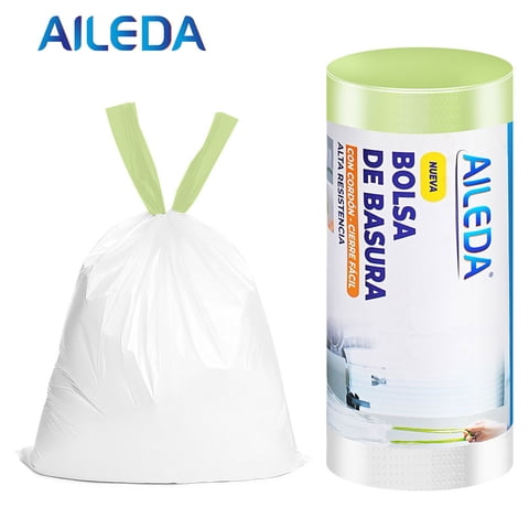 Aileda Bolsa Basura Baño Con Cordón Para Papelero 50X55 Cms 20 Uni Por Rollo
