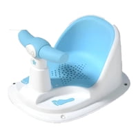 Genérico - Silla De Ducha Para Bebes Asiento Baño Blanco Celeste Infantil