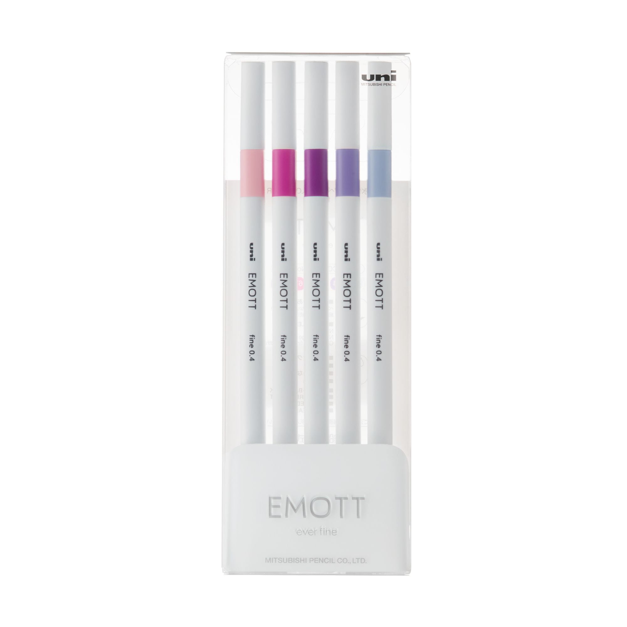 Faber Castell - Set Tiralíneas Uniball Emott Pem-sy N°7 X5 Colores