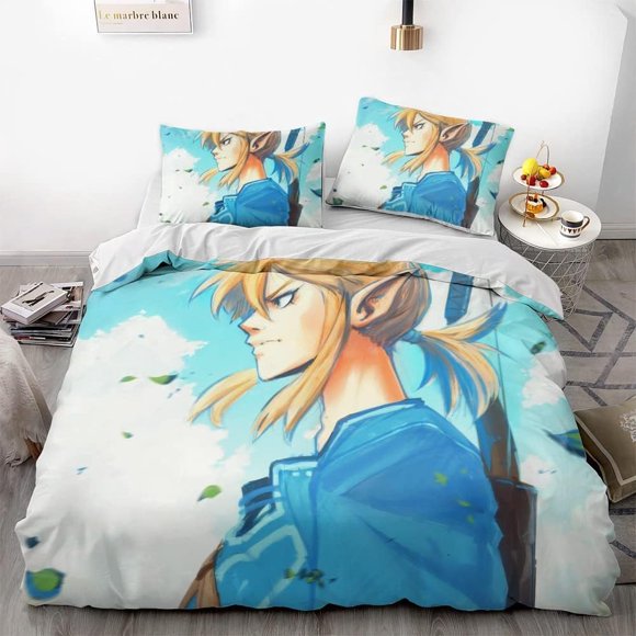 The Legend of Zeld-a Game Duvet Cover Set 3D Bedding Comforter Cover Bedding Set
