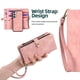 thumbnail image 1 of MEGSHI Is Suitable For Samsung S22 S22PLUS Multifunctional Leather Phone Case Samsung S21PLUS Zipper Hanging Rope Flip Leather Case S21 Two-in-one Anti-fall Phone Protective Case Multi-card Slot Large, 1 of 3