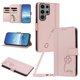 thumbnail image 1 of Funda Cartera Trébol para Samsung Galaxy S23 Ultra con Ranuras Tarjetas y Carga Inalámbrica Rosa, 1 of 6