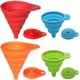 thumbnail image 1 of Embudo de Silicona KongNai 4 Pzas Plegable, 2 Grandes y 2 Pequeños, 1 of 3