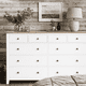 thumbnail image 1 of Cómoda de Madera 10 Cajones Máxima Capacidad de Almacenamiento - Blanco - 180x40x90 cm, 1 of 3