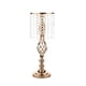 thumbnail image 1 of Candelabro De Cristal Para Mesa, Florero De Boda, Candelabros, Decoración De Escritorio Para El Hogar, Dorado, 1 of 3