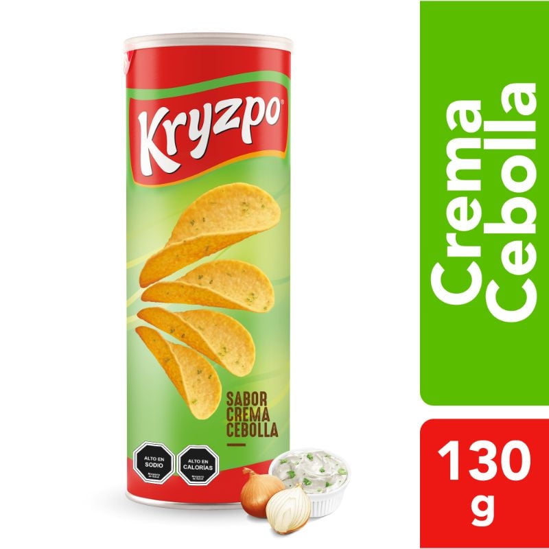 Papas Fritas Tarro Crema Y Cebolla 130 g Kryzpo