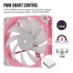 thumbnail image 5 of Enfriador de aire para CPU Vetroo V5 con 5 tubos de calor, 120 mm RGB, rosa, 5 of 9