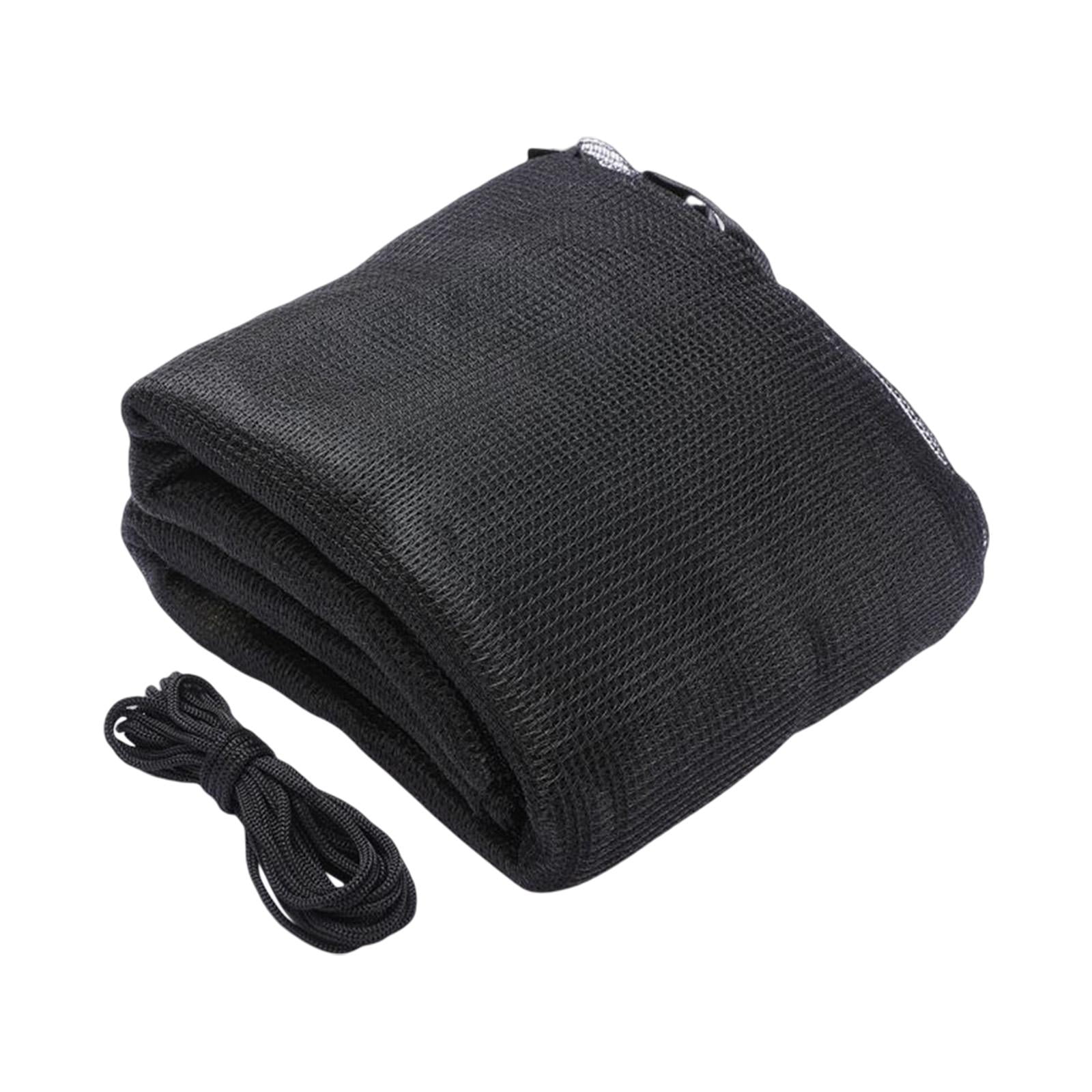 Magideal - Red De Repuesto Para Trampolín, Recinto De Seguridad, Ventilación De Red Para Marcos Redondos Instalados Entre La Estera Y Los Accesorios De Resorte, 14 Pies 8 Postes