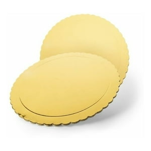Genérico - Set 12 Bandeja Base Redonda Torta Pastel Carton 35 Cm