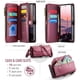 thumbnail image 2 of CaseMe Funda de Cuero para Samsung Galaxy S26 Ultra 5G con Billetera [Bloqueo RFID] con Ranura para Billetes con Zíper para 10 Tarjetas, Funda de Cuero PU Suave con Correa Magnética para el Hombro y, 2 of 9