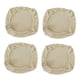 thumbnail image 2 of 4xUniversal Spandex Stretch Boda Comedor Taburete Silla Asiento Funda Beige, 2 of 5
