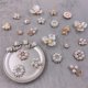 thumbnail image 3 of 21 botones de perlas con diamantes de imitación Propupy de Pearl Embellishment, 3 of 8