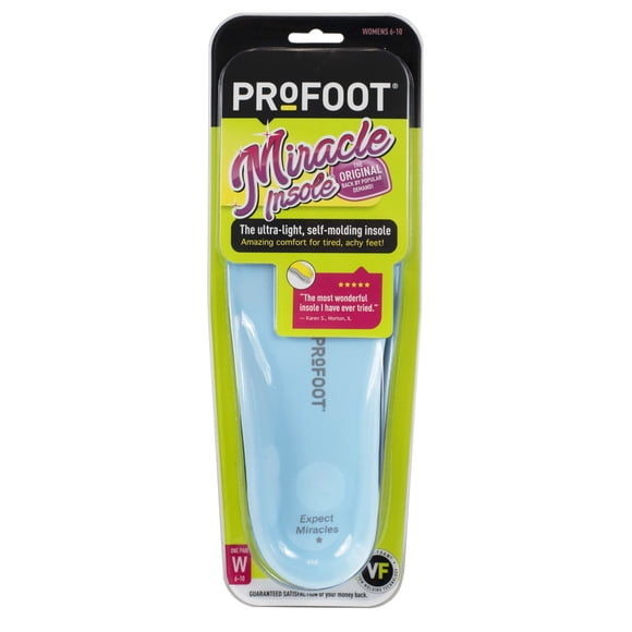 Plantillas PROFOOT Miracle Ultra Ligeras de Espuma Viscoelástica para Mujer Tallas 6-10