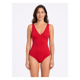thumbnail image 1 of Samia Traje de Baño Mujer Reductor Modelador Rojo Una Pieza Corset Ajustable, 1 of 3