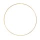 thumbnail image 3 of Metal Gold Floral Hoop Wreath Anillos De Aro De Boda DIY Dreamcatcher 10cm, 3 of 3
