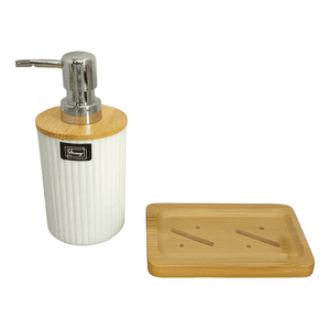 Genérico - Set Dispensador Y Jabonera De Baño Color Mod 53