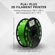 thumbnail image 2 of Filamento 3D Pla+ Verde verde, 2 of 3
