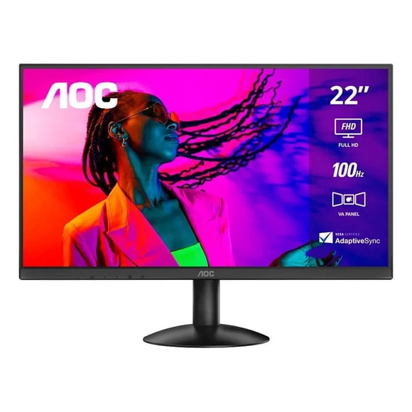 Monitor AOC 22 Pulgadas Full HD 100Hz VA 22B30HM2
