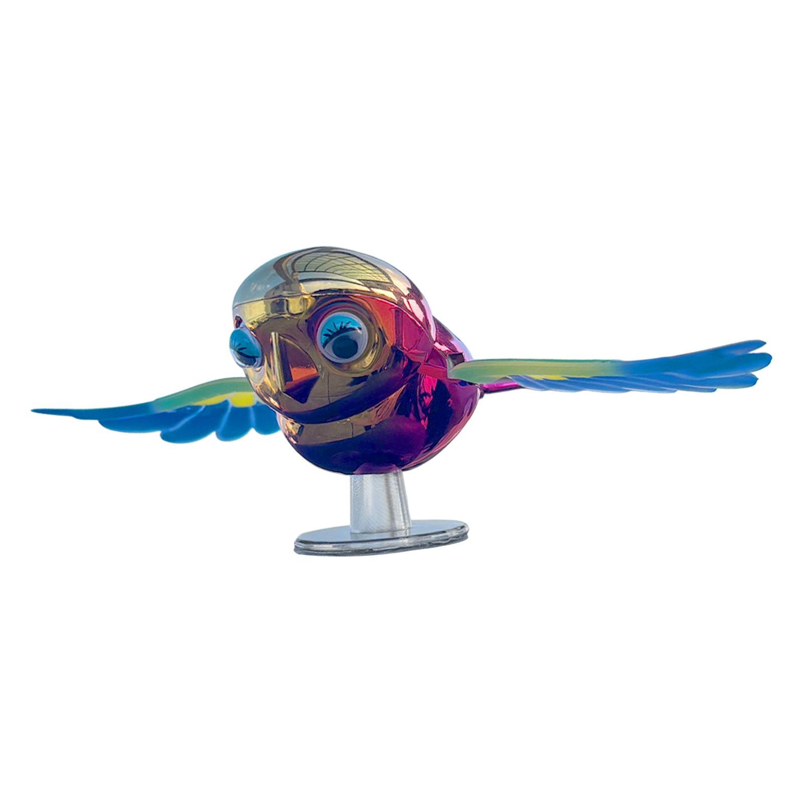 Ioensy - Adorno De Pájaro Para Espejo Retrovisor Lateral Del Coche, Bonito Regalo Universal, Accesorios Para Fotos, Alas Azules Creativas