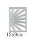 thumbnail image 2 of Troqueles Metálicos De Marcos Rectangulares Con Perforaciones Para Scrapbooking, 2 of 7