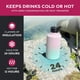 thumbnail image 3 of Botella de agua FineDine con aislamiento de 1,9 L con pajita de acero inoxidable, 3 of 9