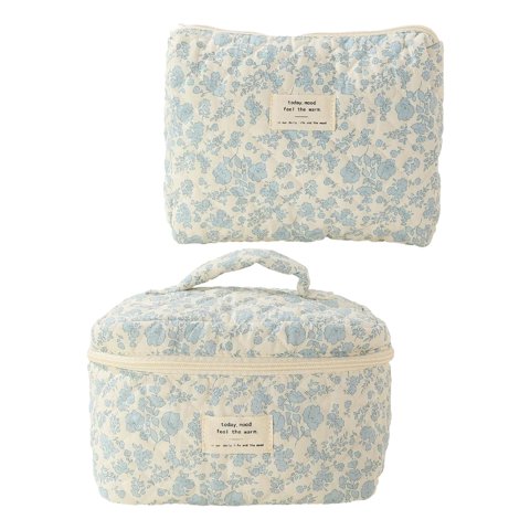 Ioensy - 2X Estuche Cosmético Organizador De Maquillaje Con Asa De Transporte Bolsa De Maquillaje Multiusos