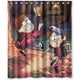 thumbnail image 1 of Cortina de ducha de Gravity Falls, juego de cortina de baño con ganchos, tamaño 60 x 72 pulgadas, 1 of 3