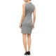 thumbnail image 3 of INSPIRE CHIC Vestidos sin mangas a cuadros para mujeres Cuello redondo Trabajo Oficina Casual INSPIRE CHIC Vestido midi M Negro, 3 of 6