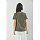 thumbnail image 3 of Polera Mujer Verde Manga Corta Cuello V Talla L, 3 of 3
