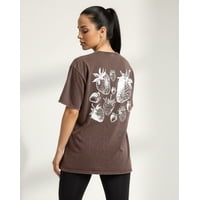 Flix Spa - Polera Mujer Oversize Manga Corta Pre Lavado