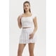 thumbnail image 2 of Polera Mujer Escote Corazón Rib Blanco, 2 of 4