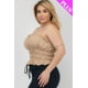 thumbnail image 5 of Top Corto Fruncido con Capas de Talla Grande, 5 of 5