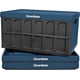 thumbnail image 1 of Contenedores Plegables CleverMade 46L Paquete de 3 Azul, 1 of 8