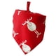 thumbnail image 3 of Pa?uelo Navide?o Para Perro, Bufanda Triangular Lavable Para Mascotas, Para Navidad, Acción De Gracias, Ciervo Rojo, 3 of 5