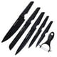 thumbnail image 1 of Set De Cuchillos Profesionales Con Pelador Negro, 1 of 4
