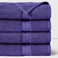Genérico - Sábanas De Baño 450 G Af Cannon 76X160 Cm Color Morado